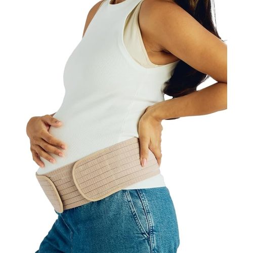 Belly Bandit 2-in-1 Hip Bandit - Adjustable Maternity Belt & Postpartum Wrap - Belly Support Band for Pregnancy, Hip Compression After Birth - Detachable Band for Back & Core Relief