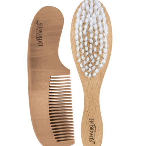 Dr. Brown's Soft and Safe Baby Brush + Comb
