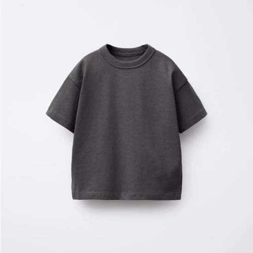 HEAVY WEIGHT BASIC T-SHIRT - Anthracite grey | ZARA United States