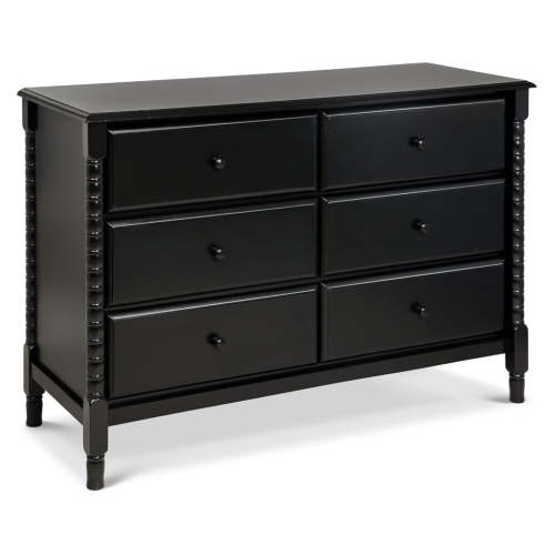 Jenny Lind Spindle 6-Drawer Dresser - Ebony