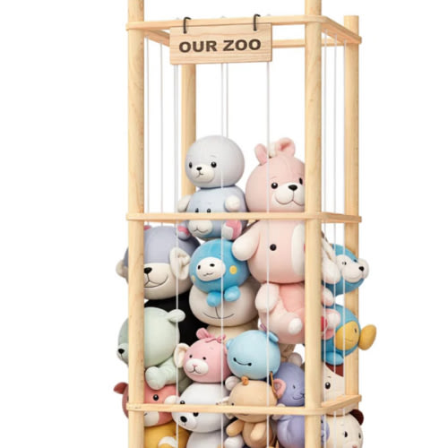 Kids Plush Storage Rack