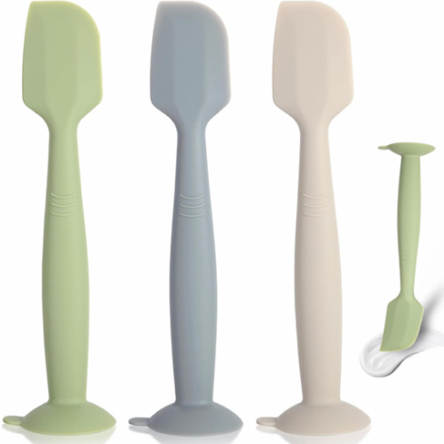 Amazon.com: MAIKKB Baby Diaper Cream Spatula 3 Pack Diaper Spatulas Soft Silicone Diaper Cream Applicator Baby Butt Paste Spatula Brush with Suction Base,Full Size(Gray+Off-white+Green : Baby