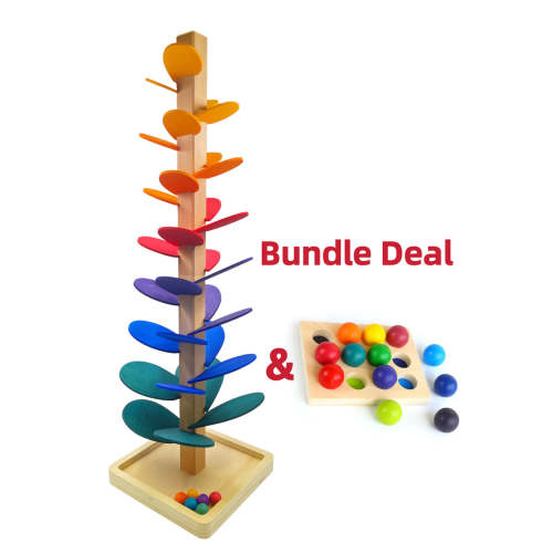 **Bundle Deal**NEW Large Marble Tree in Primary Rainbow Colors – Green Elephant Home and Toys