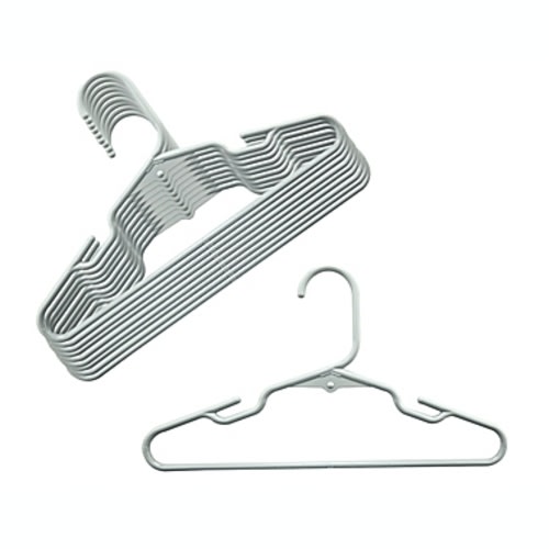 mighty goods™ 10-Pack Notched Children's Hangers in Grey