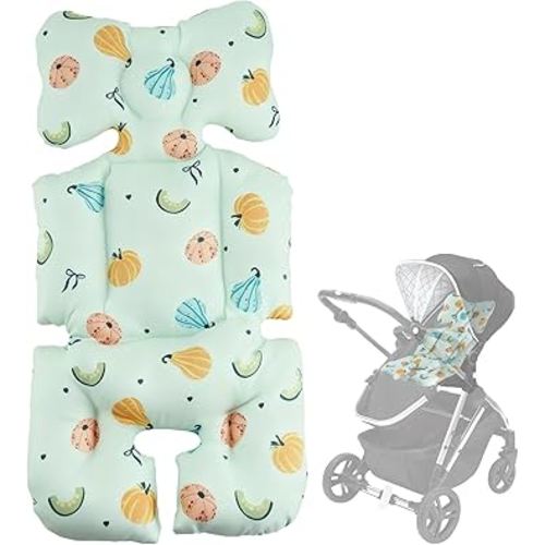 Infant Car Seat Insert Compatible with Mockingbird, Stroller Insert for Head and Body Support, Soft Cushion Fit in Any Five Point Harness, Perfect for Car Seat, Swings, Bouncer and Strollers