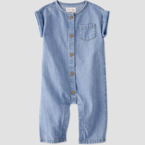 Chambray Jumpsuit, Size: 3M