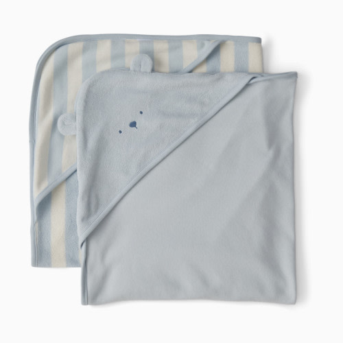 Carter's Hooded Towel (2 Pack) - Blue Bear, One Size | Babylist Shop