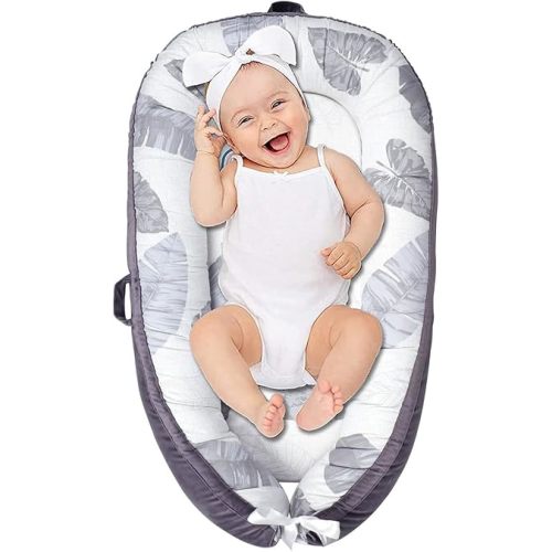 Baby Lounger 0-24 Months Baby Nest Sleeper for Baby in Bed Baby Bassinet Portable Infant Floor Seat Newborn Essentials