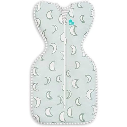 Love to Dream Swaddle UP, Baby Sleep Sack, Self-Soothing Swaddles for Newborns, Get Longer Sleep, Snug Fit Helps Calm Startle Reflex, New Born Essentials for Baby, 1.0 TOG, 13-19 lbs, Eclipse Olive