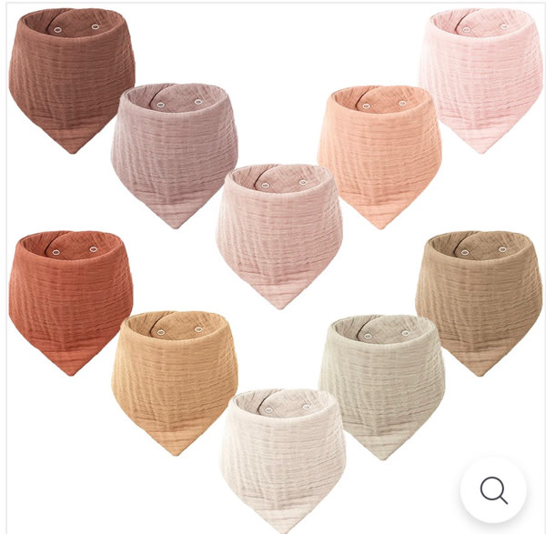 Muslin Baby Bibs – KONSSY
