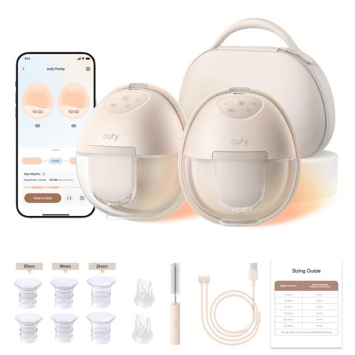 eufy Wearable Breast Pump S1 Pro, Wireless Charging Case