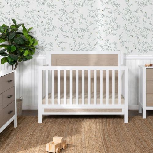 Carter's by DaVinci Radley 4-in-1 Convertible Crib - Black/Coastwood