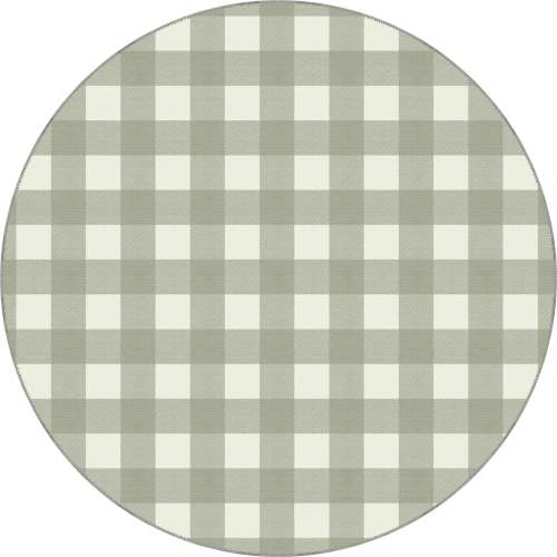 Jove Checkered Sage Green Rug