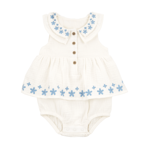 Baby Floral Embroidered Bodysuit Dress - Carter's | Carter's