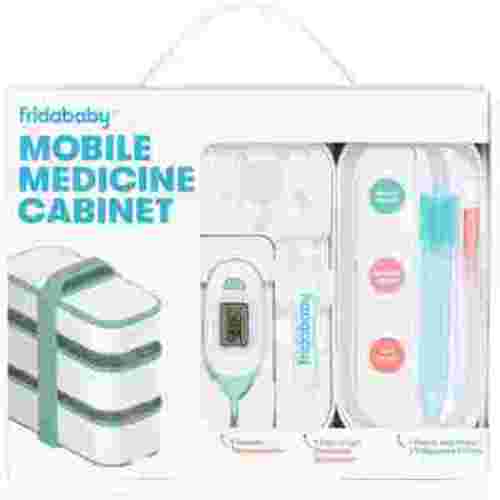 Frida Baby Mobile Medicine Kit for Infants, Sick Baby Essentials for Congestion and More