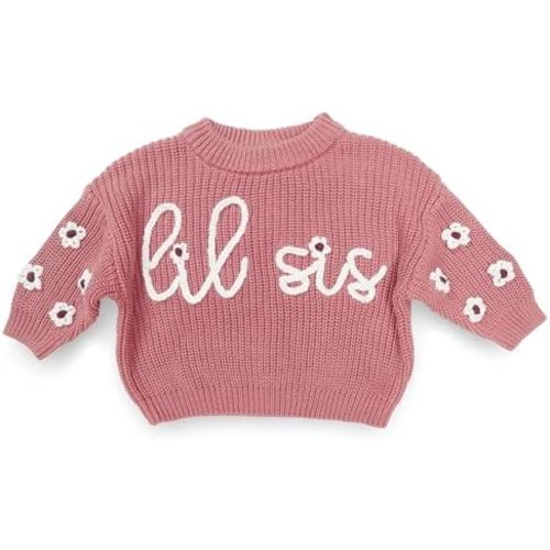 Big Sis Lil Sis Sweater - Big Sister Little Sister Matching Outfits Baby Girl Knit Sweater Fall Clothes