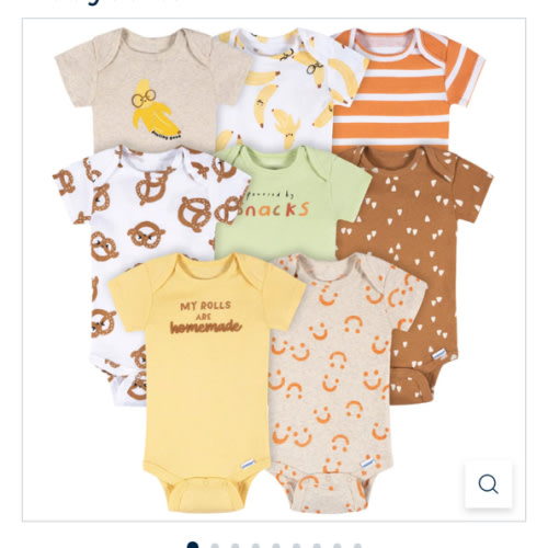 8-Pack Baby Neutral Peeling Good Short Sleeve Onesies® Bodysuits – Gerber Childrenswear