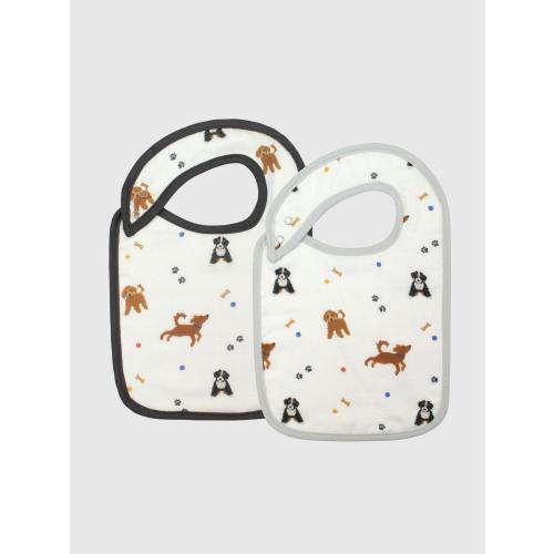 Bamboo Little Dogs Bib Set