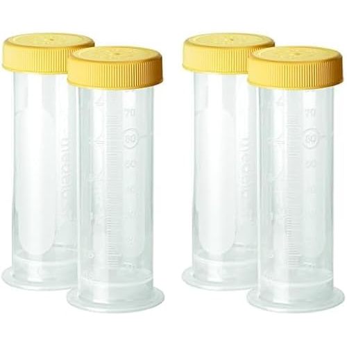 Medela Breast Milk Storage Bottles, 2.7 Ounce Containers, Leak Proof Lids, Breastmilk Freezer or Refrigerator Storage, Made Without BPA, 12 Count (Pack of 2)
