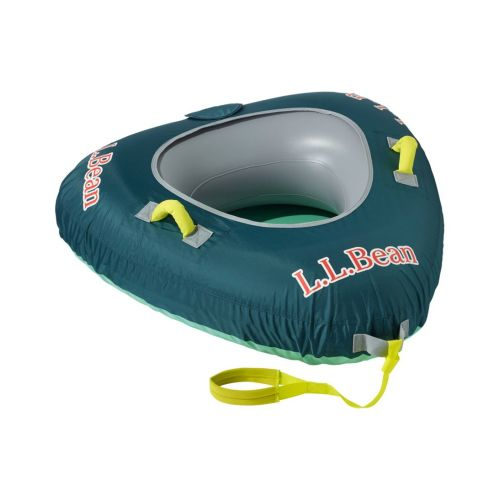 L.L.Bean Stowaway Snowtube Mallard Teal/Soft Juniper | Sleds & Snow Tubes at L.L.Bean