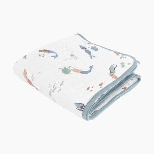 Little Unicorn Cotton Muslin Original Quilt - Mermaids