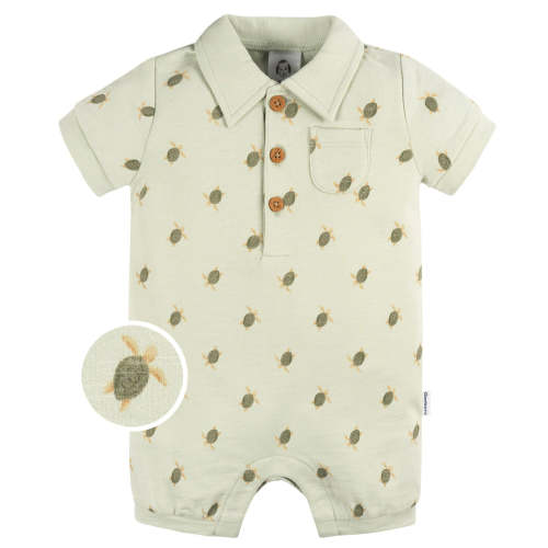 Baby Boys Turtle Collared Romper – Gerber Childrenswear