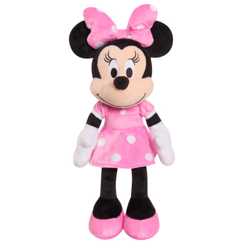 Disney Jumbo Big Minnie Mouse 19-inch Plush Stuffed Animal, Kids Toy for Ages 2+