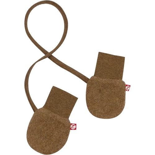 Zutano Baby Boys' Fleece Mittens - Mocha