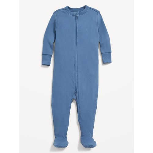 Snug-Fit 2 Way Zip Footed One-Piece for Baby | Old Navy