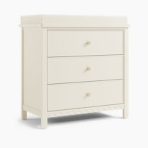 Graco Sasha 3 Drawer Chest with Changing Topper - Frosted Oat