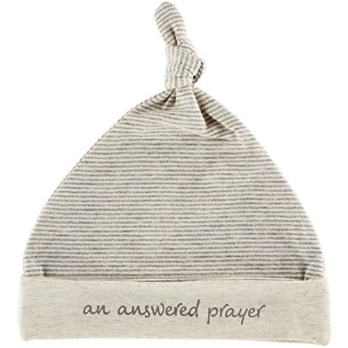 Stephan Baby Baby Girls' Newborn Adjustable Knotted Top Soft Knit Infant Beanie Hat