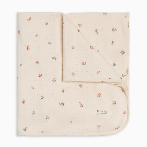 Pointelle Swaddle Blanket