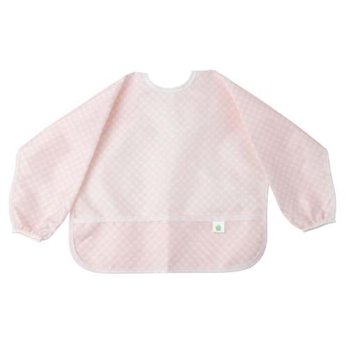 NameDropper- Apple of my Isla Cover Everything Bib Pink Gingham
