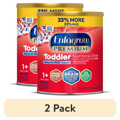 (2 pack) Enfagrow Premium Toddler Nutritional Drink, To Support Picky Eaters, 32 oz Can