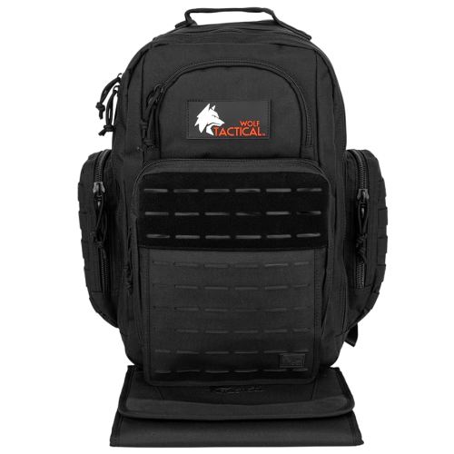 WOLF TACTICAL Military Inspired Diaper Bag - Dad Diaper Bag Backpack with Changing Mat, Mens Diaper Bag for Dad