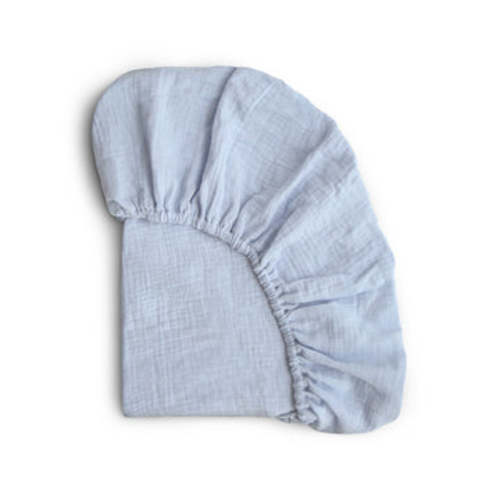 Mushie Mini Baby Muslin Crib Sheet