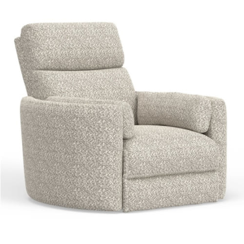 Radius - Tatum River Rock Swivel Power Glider Recliner