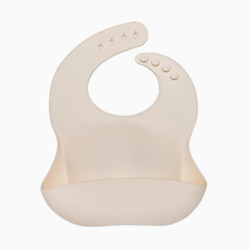 Loulou Lollipop Silicone Bib 2.0 - Coconut Milk