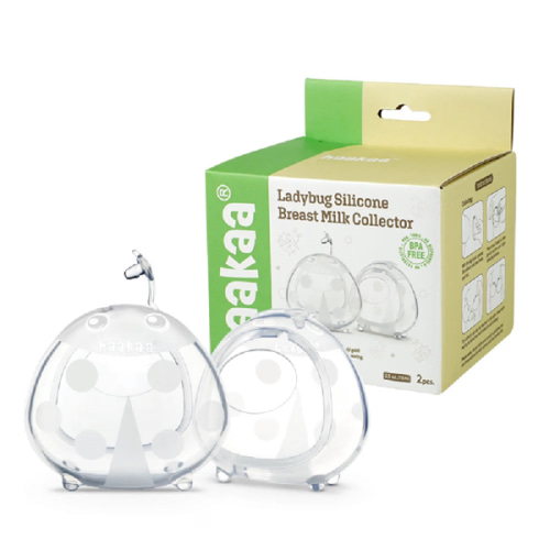 Haakaa Ladybug Breastmilk Collector 75ML with Carry Case - 2 Pack