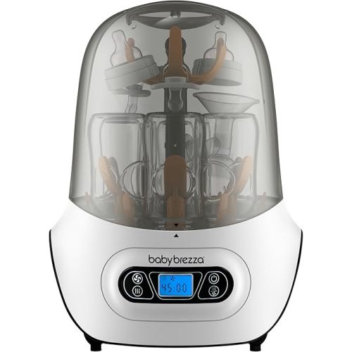 Baby Brezza Baby Bottle Sterilizer and Dryer Machine – Electric Steam Sterilization - Universal Fit - Pacifiers, Glass, Plastic, and Newborn Feeding Bottles