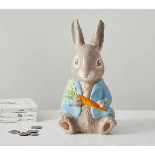 Peter Rabbit™ Cast Ceramic Bank | Pottery Barn Kids