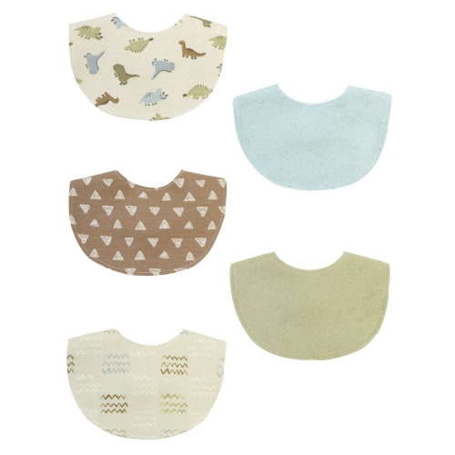 Baby Boy Bibs, 5-Pack