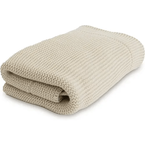 Natemia Knitted Baby Receiving Blanket, Ultra Soft Organic Cotton 30”x 40” Stroller and Nap Time Toddler Blanket