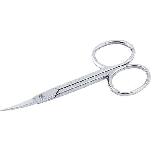 Tweezerman Long Lasting Sharp Cuticle Scissors, Nickle Plated