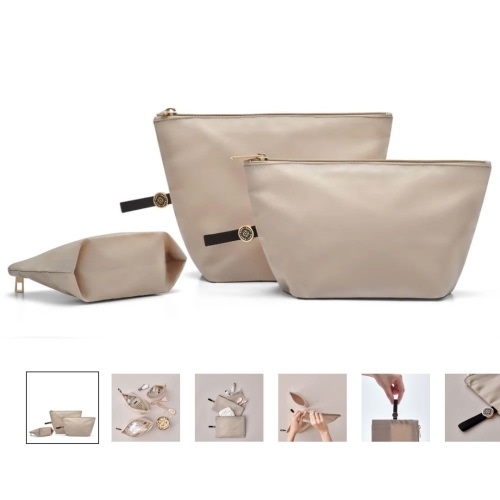 HAPP Brand Expandable Packing Pouches - Beige