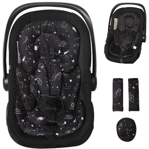 Infant Support Cushions, Insert for Car Seats, Stroller Cushions, Black