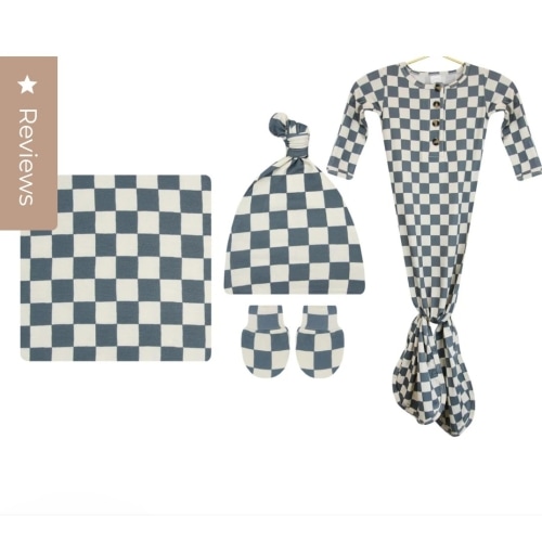 Miles Newborn Hat Bundle (Gown)