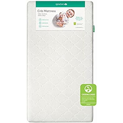Newton Baby Crib Mattress - Infant & Toddler Mattress, Baby Bed Mattress for Crib, Dual-Layer, Safe, Breathable & Washable Crib Mattress, Removable Cover, Deluxe 5.5 inch-Thick Cushion, White