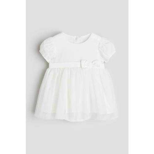 BODYSUIT DRESS WITH TULLE SKIRT