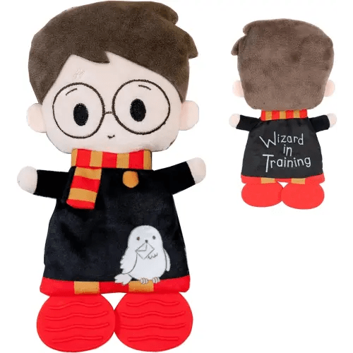 Kids Preferred Harry Potter Teether Plush Toy Crinkle Cloth for Newborn Baby Boys and Girls 10 inches